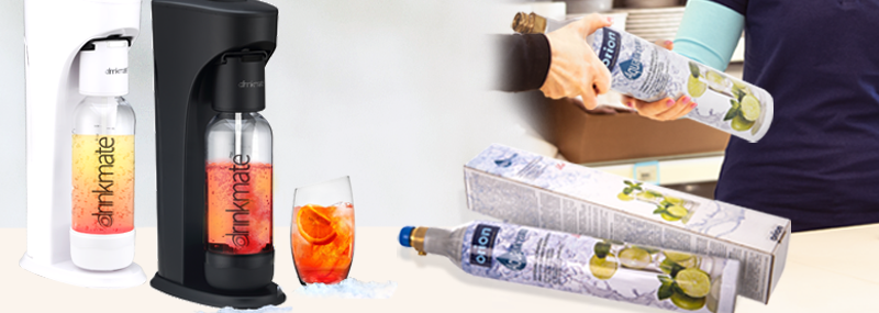 BOMBIČKY PRO VÝROBU DOMÁCÍ PERLIVÉ VODY NEBO OSVĚŽUJÍCÍCH LIMONÁD