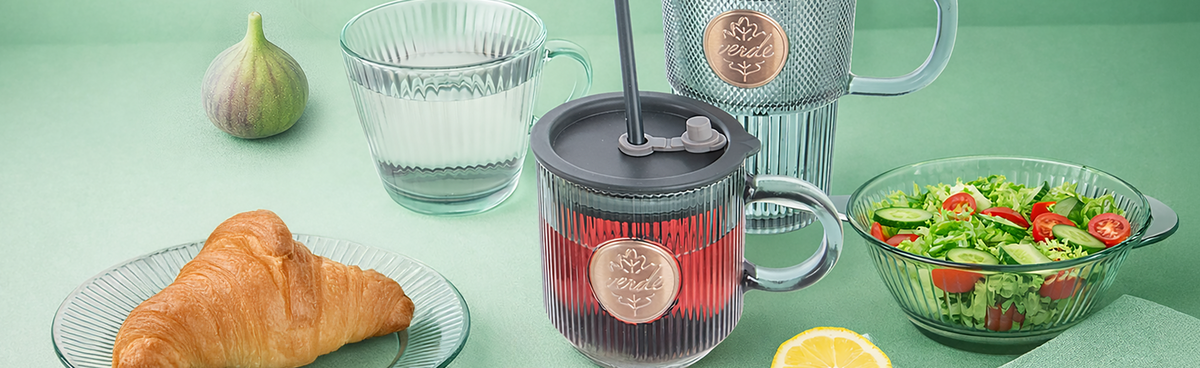 VERDE - SKLENĚNÉ NÁDOBÍ
