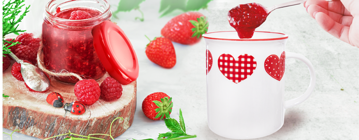 MALINOVÝ DŽEM S NÁDECHEM KOKOSU