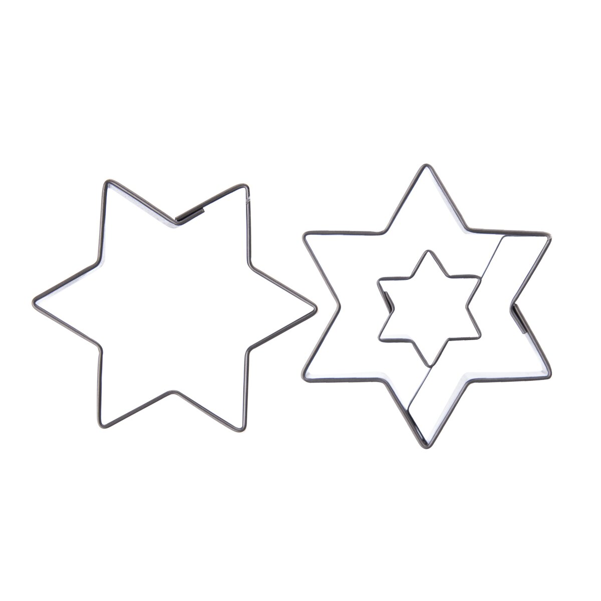 Vykrajovačka hvězda 2 ks (akční sada 5 ks)