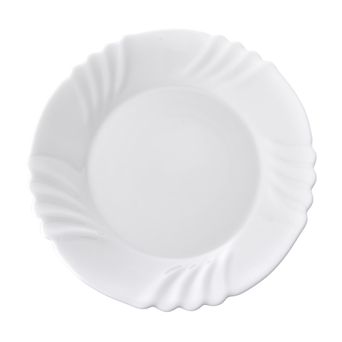 Mělký talíř LUNA vlnky pr. 25 cm (akční sada 6 ks)