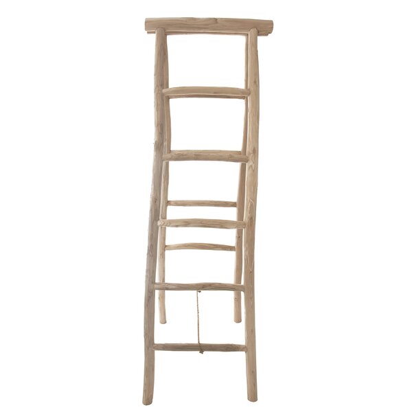 Dřevěný žebřík (týkové dřevo) ORION 50x65x160 cm