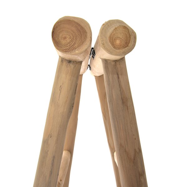 Dřevěný žebřík (týkové dřevo) ORION 50x65x160 cm