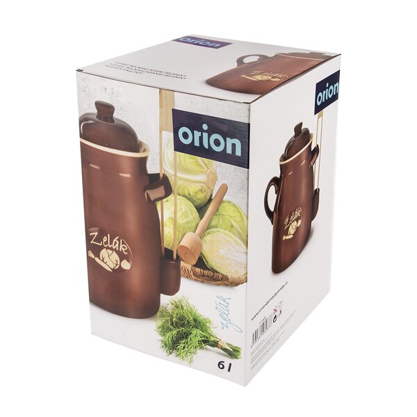 Nakládací hrnec s kleštěmi zelák 6 l