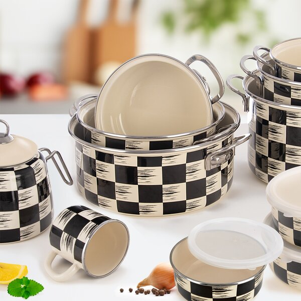 Kastrol ŠACHOVNICE Lem 1,6 l 