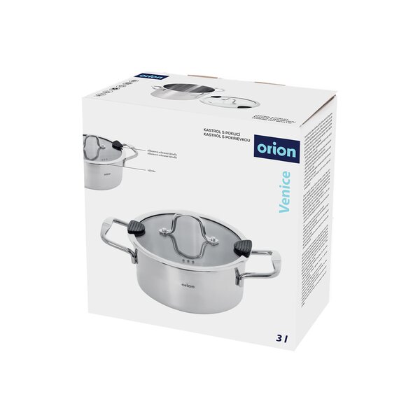 Kastrol VENICE s poklicí 3 l