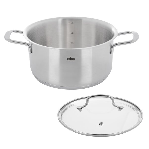 Kastrol ANETT Glass s poklicí 4,6 l