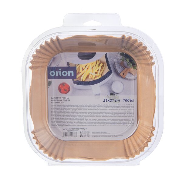 Forma na pečení do horkovzdušné fritézy 15,5x15,5/21x21 cm 100 ks