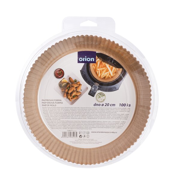 Forma na pečení do horkovzdušné fritézy pr. 20/25 cm 100 ks