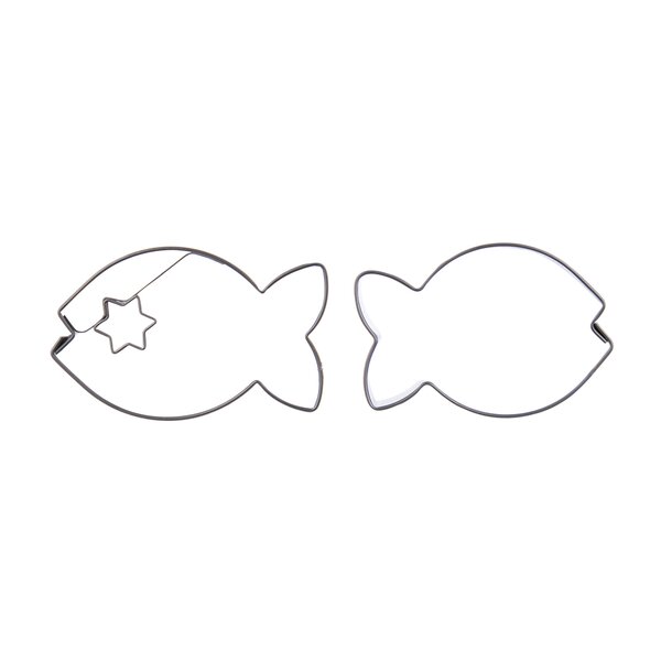 Vykrajovačka ryba sada 2 ks