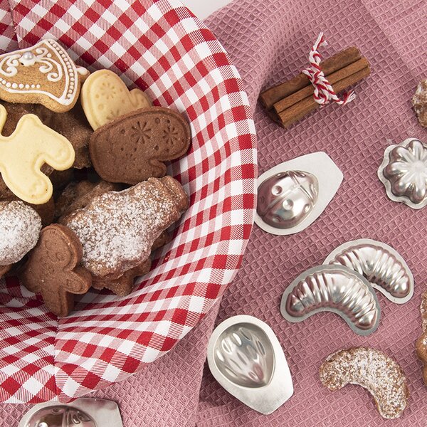 Formička na pečení rohlíčky malé 20 ks 