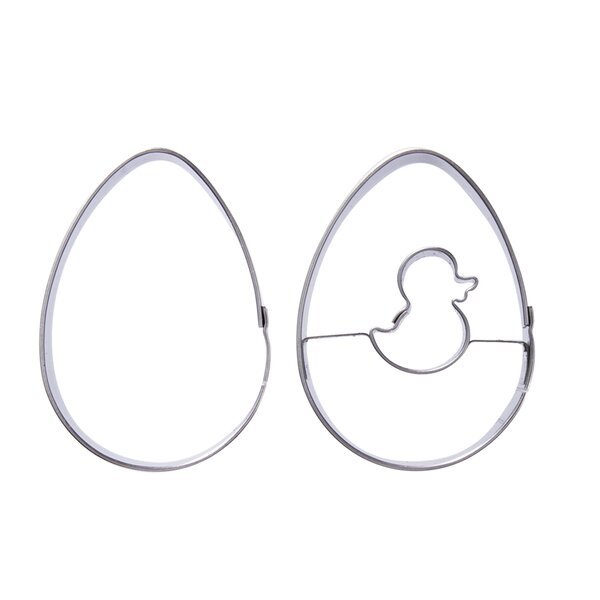 Vykrajovačka vajíčko sada 2 ks