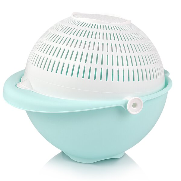 Cedník s mísou otočný pr. 25 cm