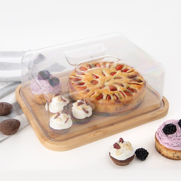 Servírovací prkénko s poklopem 28x22x11 cm