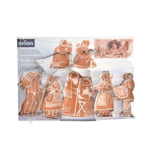 Vykrajovačky Betlém sada 7 ks s jesličkami