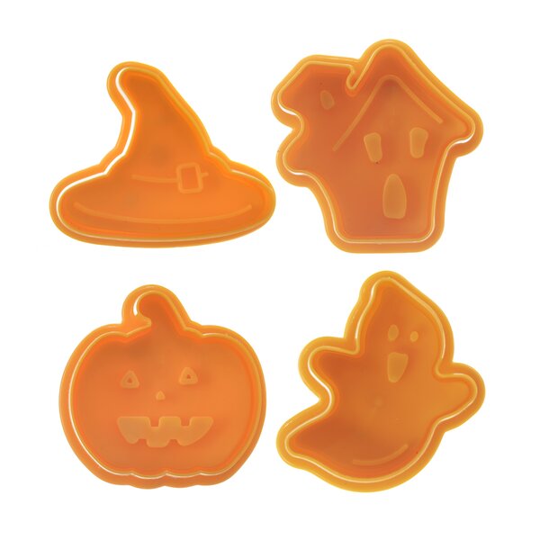 Vykrajovačka s pístem Halloween 4 ks