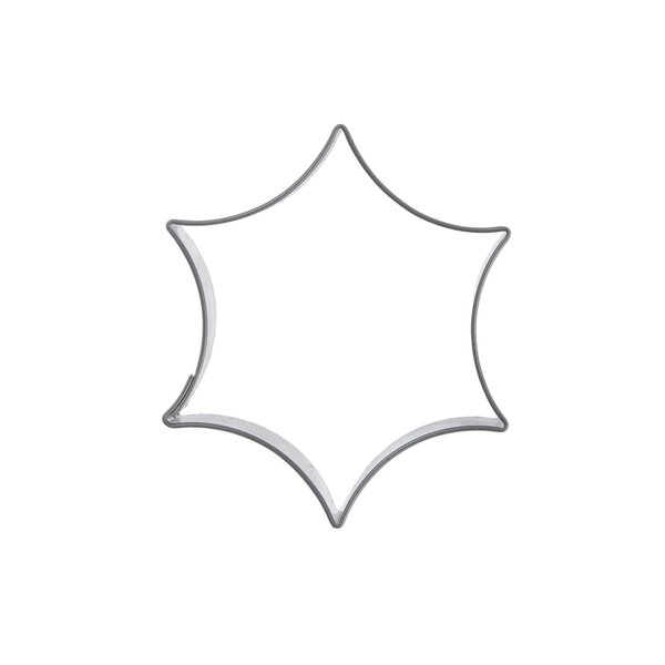 Vykrajovačka hvězda oblá