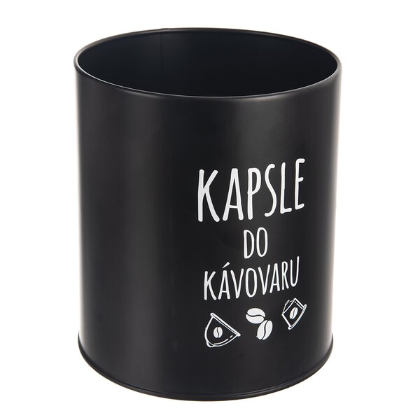 Dóza pr. 16 cm Kapsle BLACK