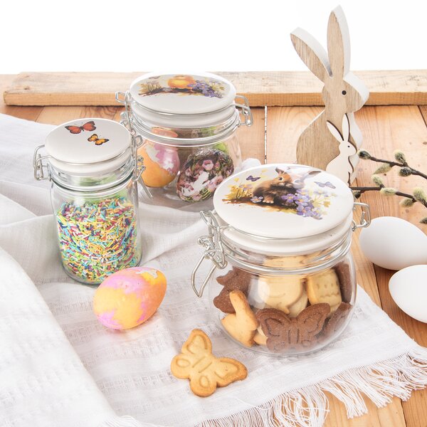 Dóza s klipovým uzávěrem JARO kuře 0,5 l