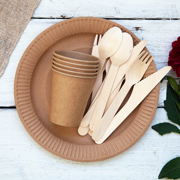 Mělký talíř NATURE pr. 22,5 cm  10 ks