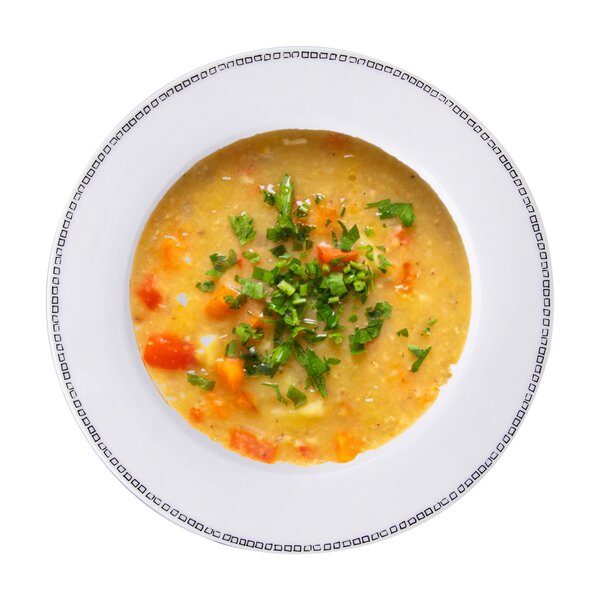 Jídelní sada čtverečky 18 dílů 