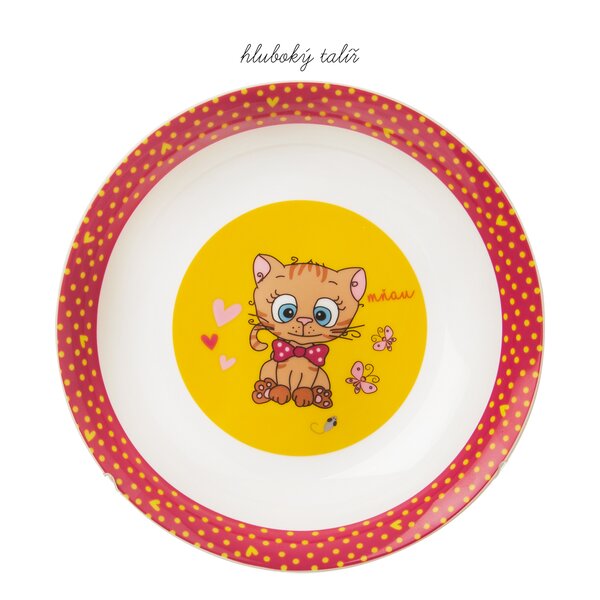 Jídelní dětská sada KOCOUŘI 3 díly