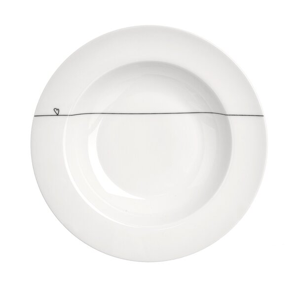 Hluboký talíř SRDÍČKA pr. 22 cm