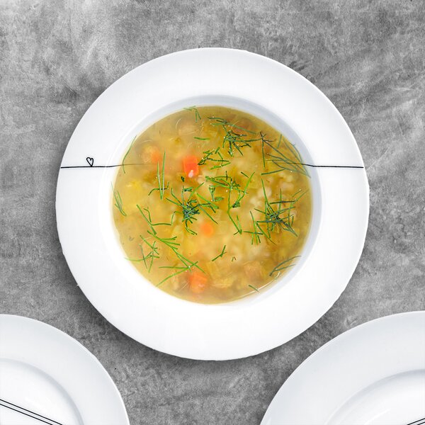 Hluboký talíř SRDÍČKA pr. 22 cm