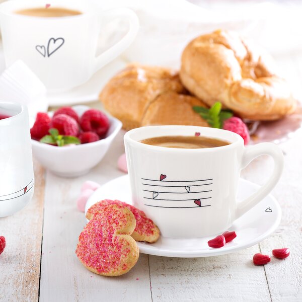 Podšálek SRDÍČKA pr. 12 cm