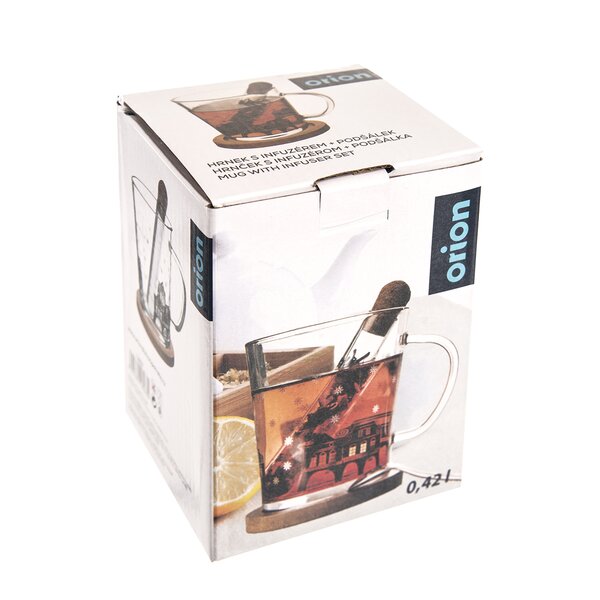 Hrnek s infuzérem DOMKY 0,42 l