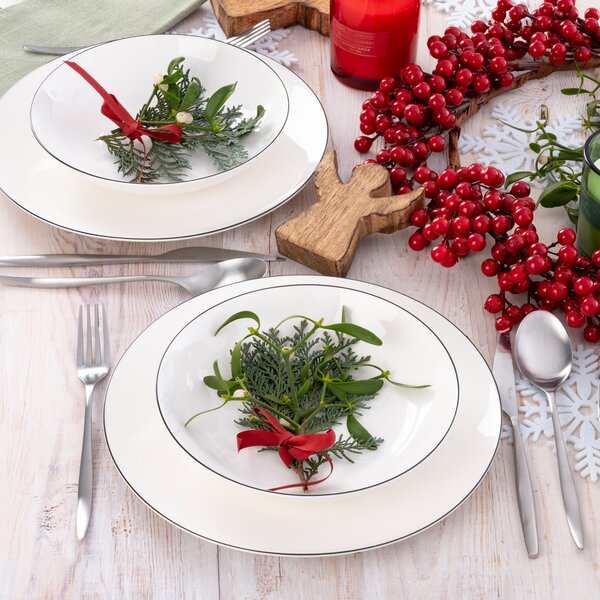Mělký talíř Decora pr. 27,5 cm