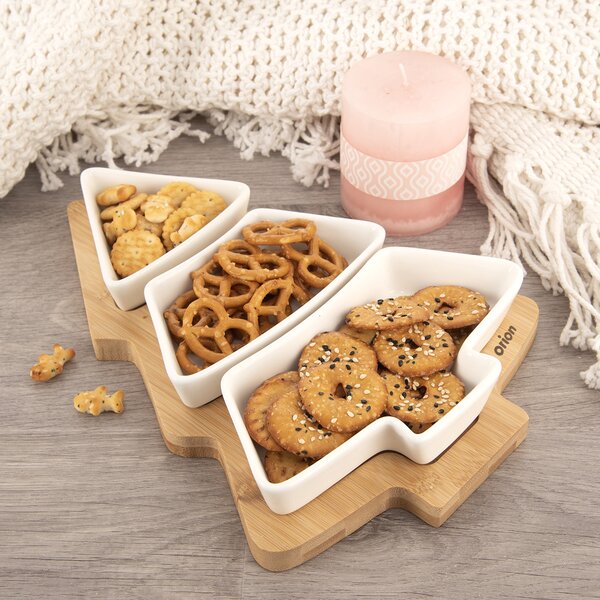 Servírovací misky s tácem WHITELINE