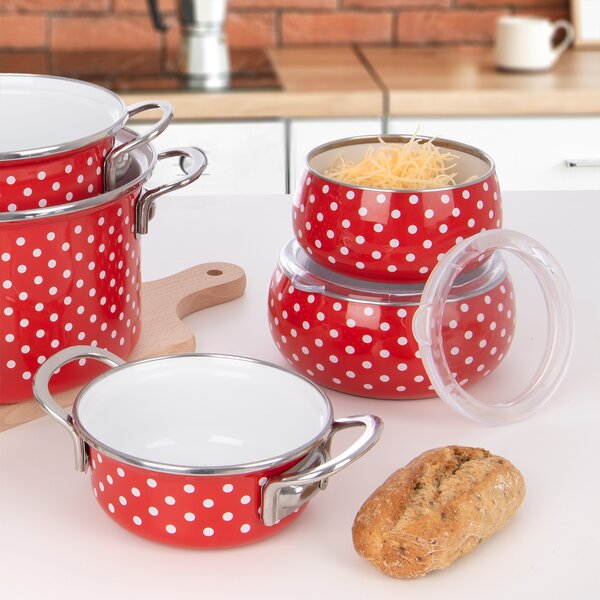 Miska TEČKA Lem s víčkem pr. 13 cm