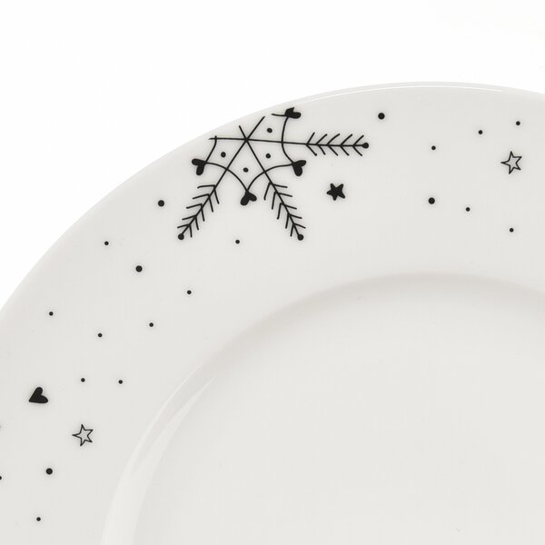 Dezertní talíř VLOČKA pr. 20 cm