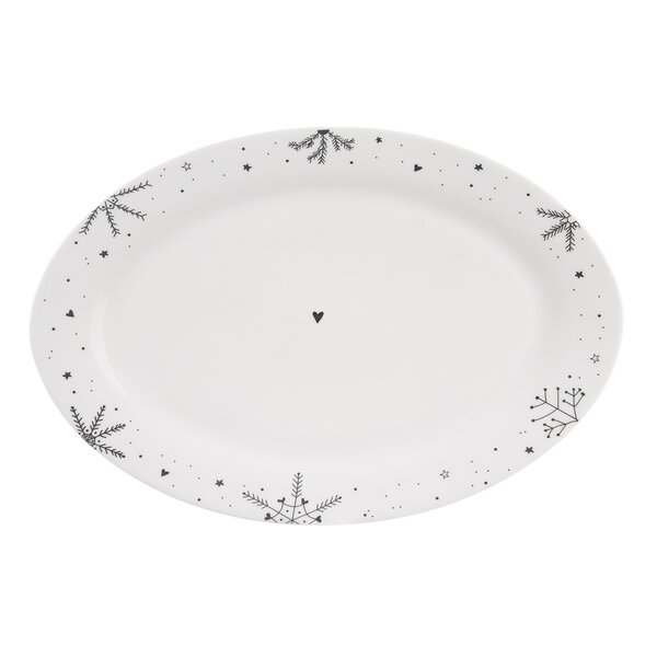 Servírovací talíř VLOČKA 35x23,7 cm