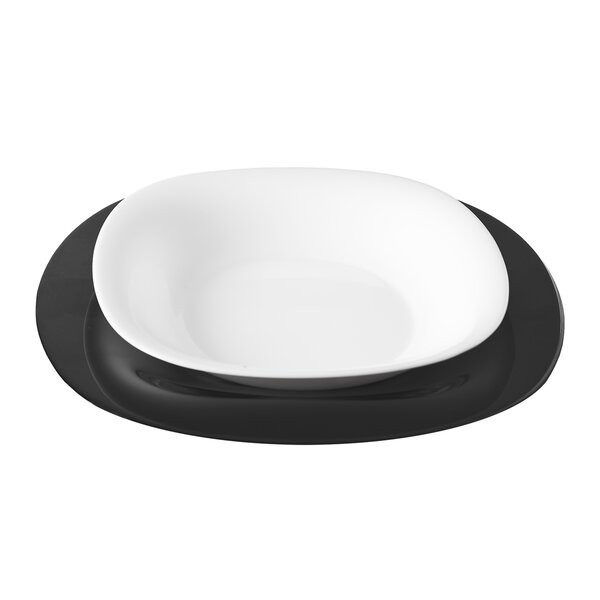 Jídelní sada LUNA black and white 18 dílů