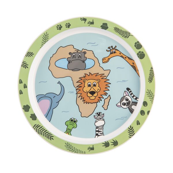 Mělký dětský talíř safari pr. 21,5 cm