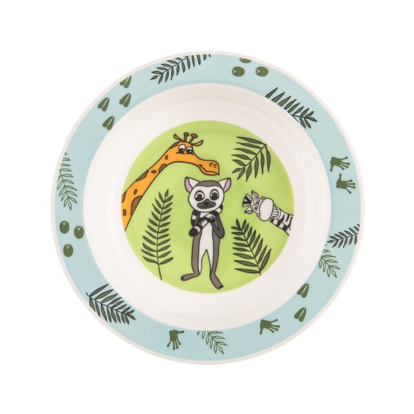 Hluboký dětský talíř safari pr. 16 cm