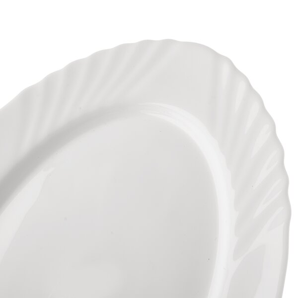 Servírovací talíř LUNA vlnky 35x24 cm
