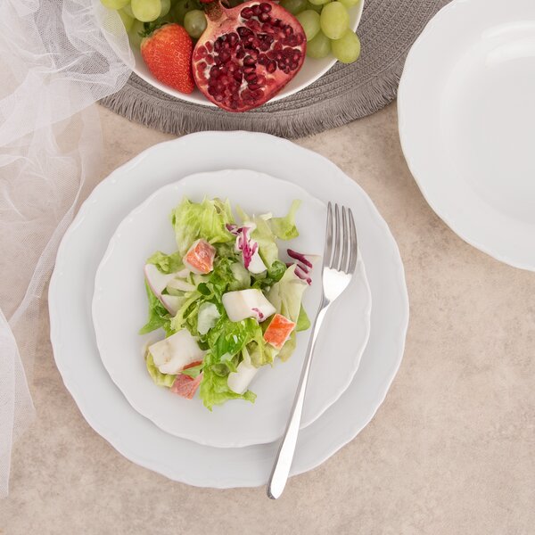 Dezertní talíř MONA lem pr. 19 cm