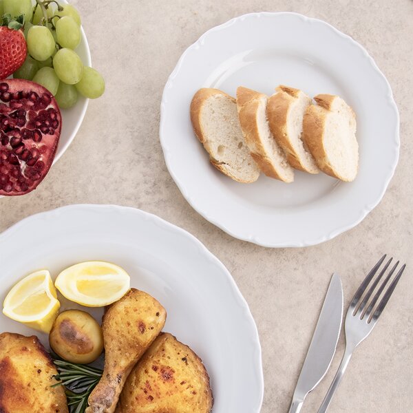 Dezertní talíř MONA lem pr. 19 cm