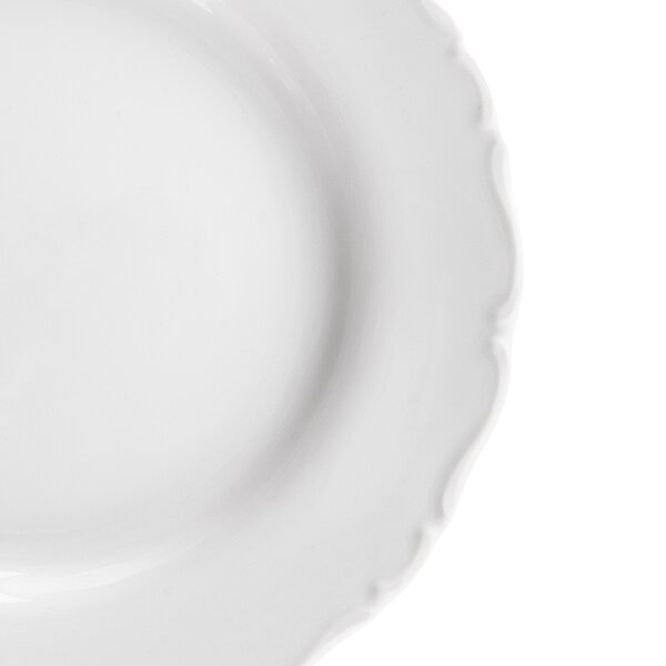 Mělký talíř MONA lem pr. 24,5 cm