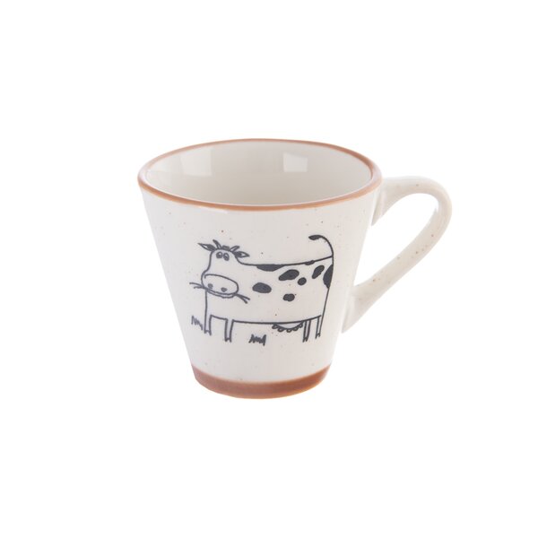 Hrnek STATOK kráva espresso 0,07 l