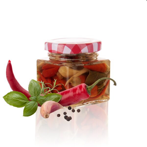 Zavařovací sklenice s víčkem 0,075 l 4 ks