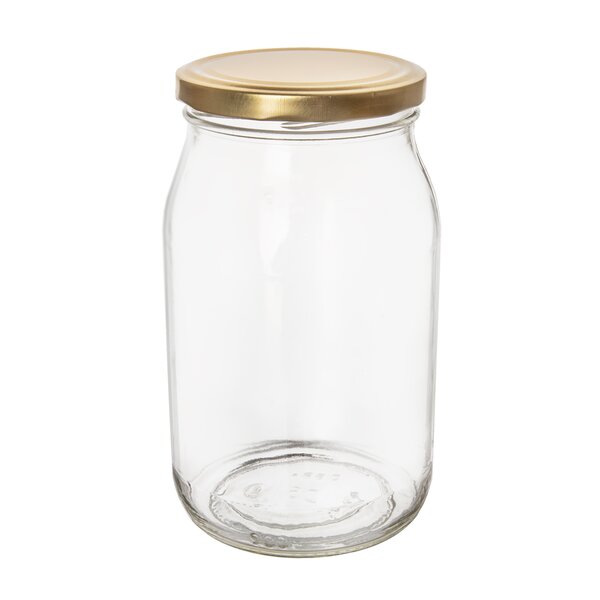 Zavařovací sklenice s víčkem 0,9 l 4 ks