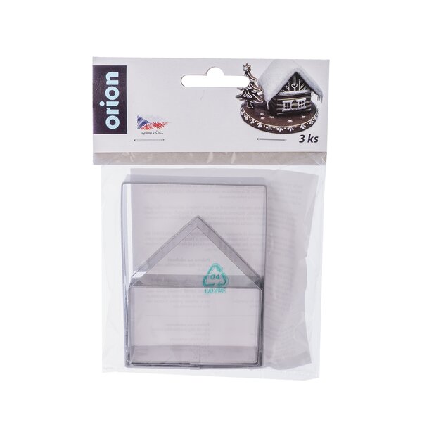 Vykrajovačka chaloupka sada 3 ks