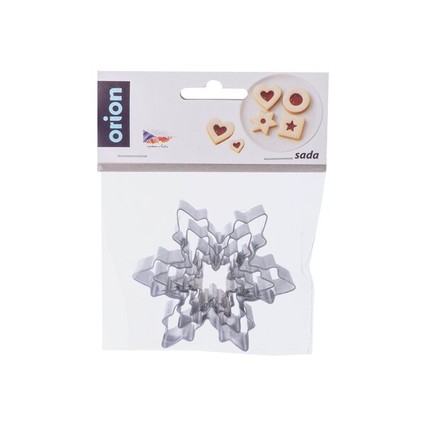 Vykrajovačka hvězda VLOČKA 4 ks