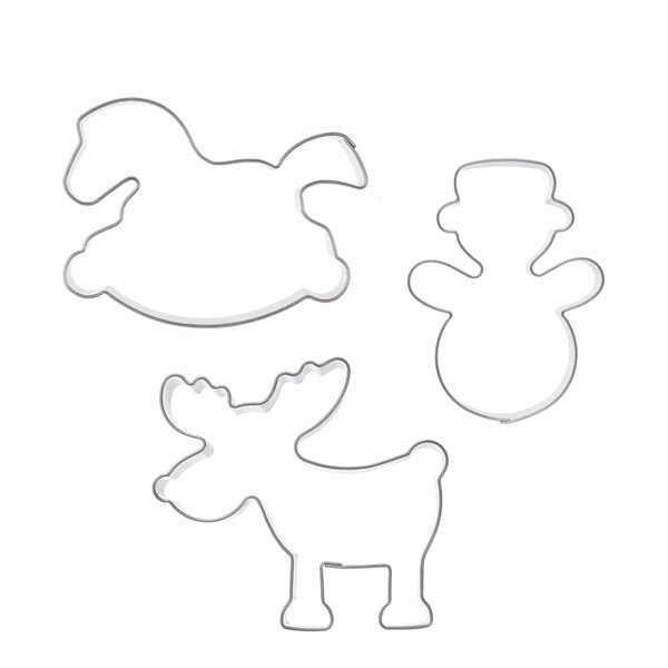 Vykrajovačka zima sada 3 ks