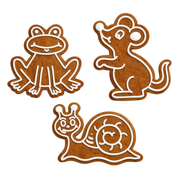 Vykrajovačka na louce sada 3 ks