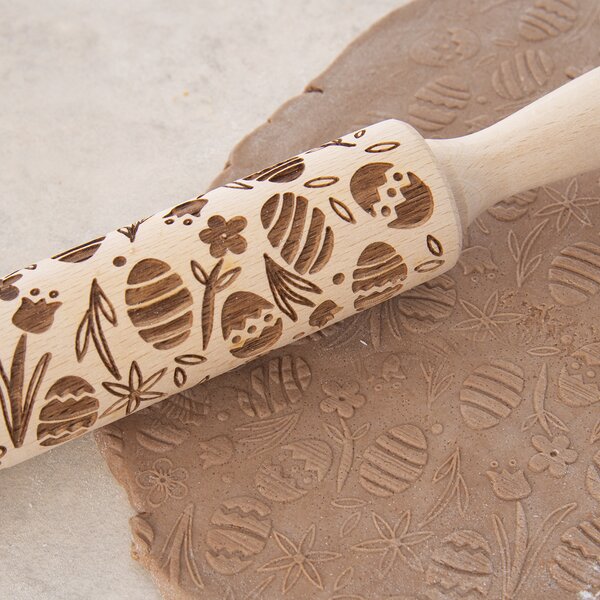 Váleček na těsto Velikonoce 16 cm